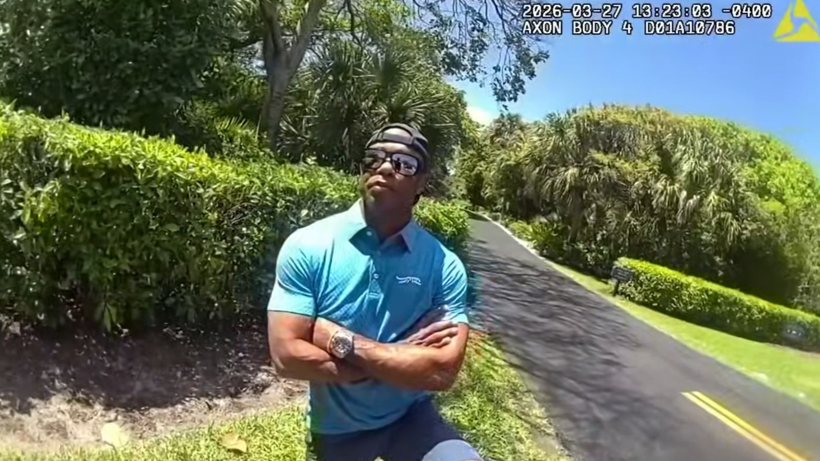 Tiger Woods describes moment of crash in new arrest footage